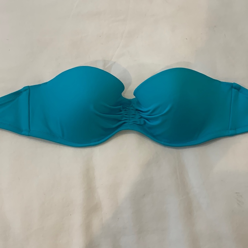 strapless bandeau bikini top